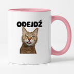 Kubek z nadrukiem - "Odejdź" KOT