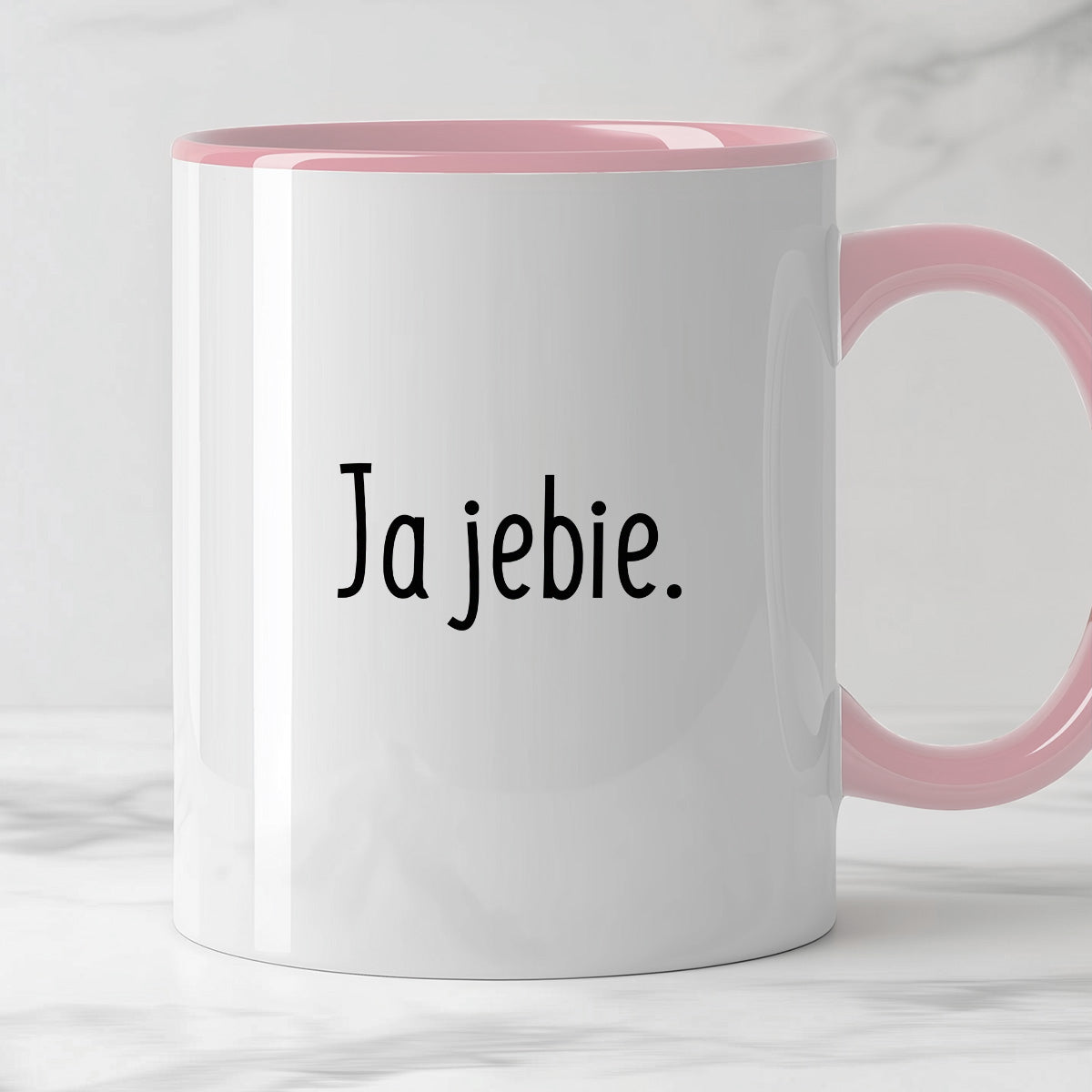 Kubek z nadrukiem "Ja jebie."