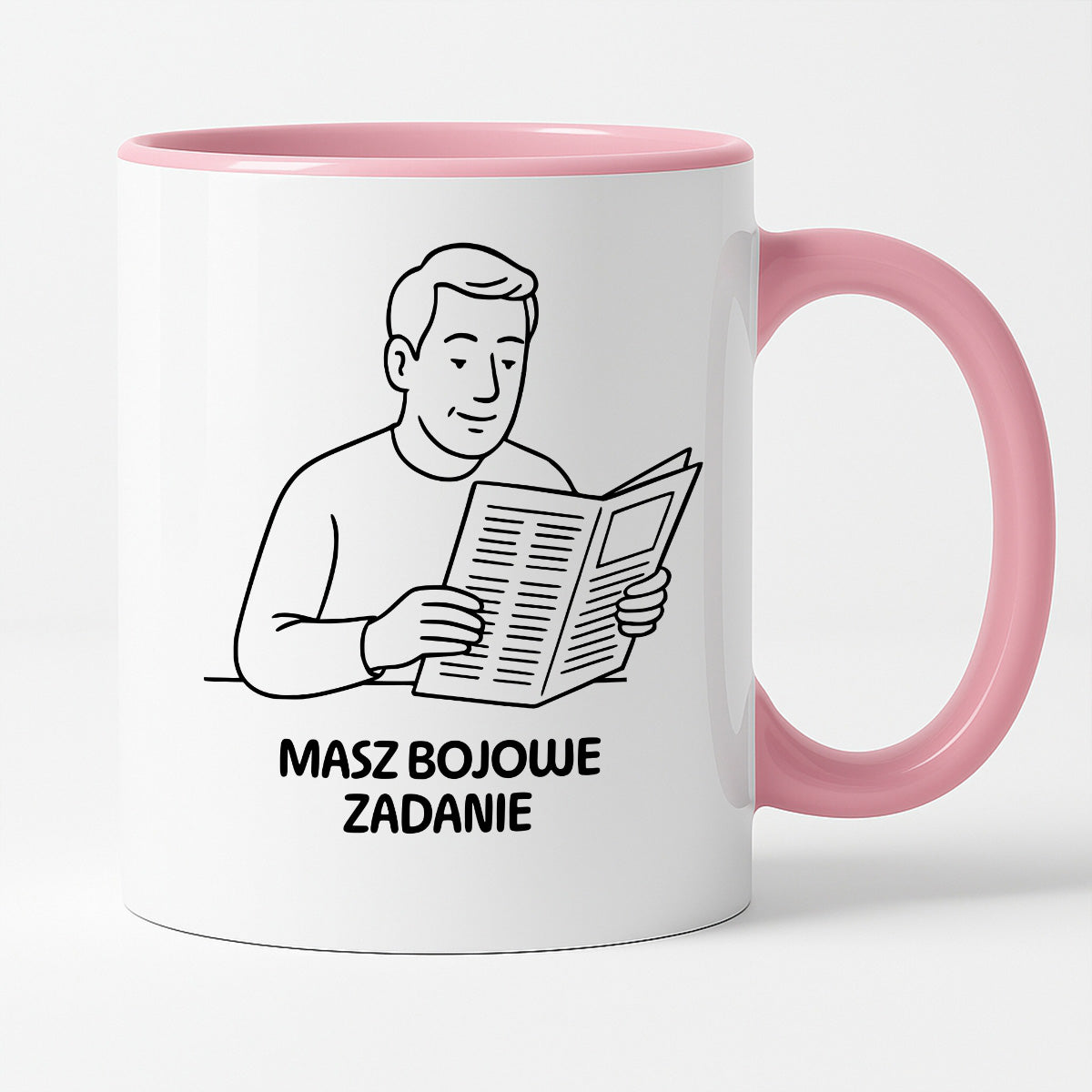 Kubek z nadrukiem "Masz bojowe zadanie" - Cytaty TATY - DZIEŃ TATY