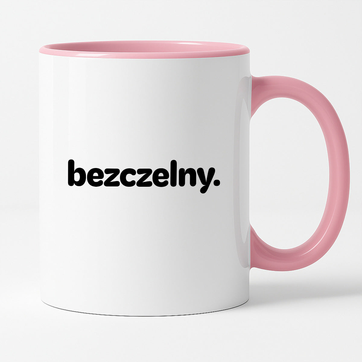 Kubek z nadrukiem - "bezczelny."