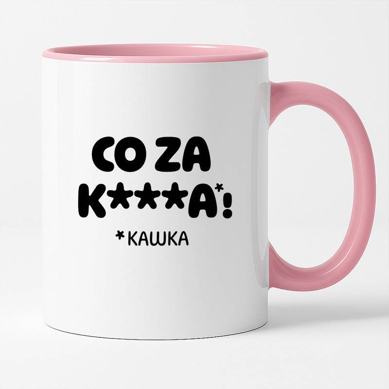 Kubek z nadrukiem "CO ZA KAWKA"