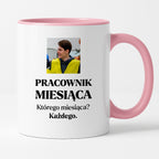 Kubek z nadrukiem - "Pracownik miesiąca ze zdjęciem"