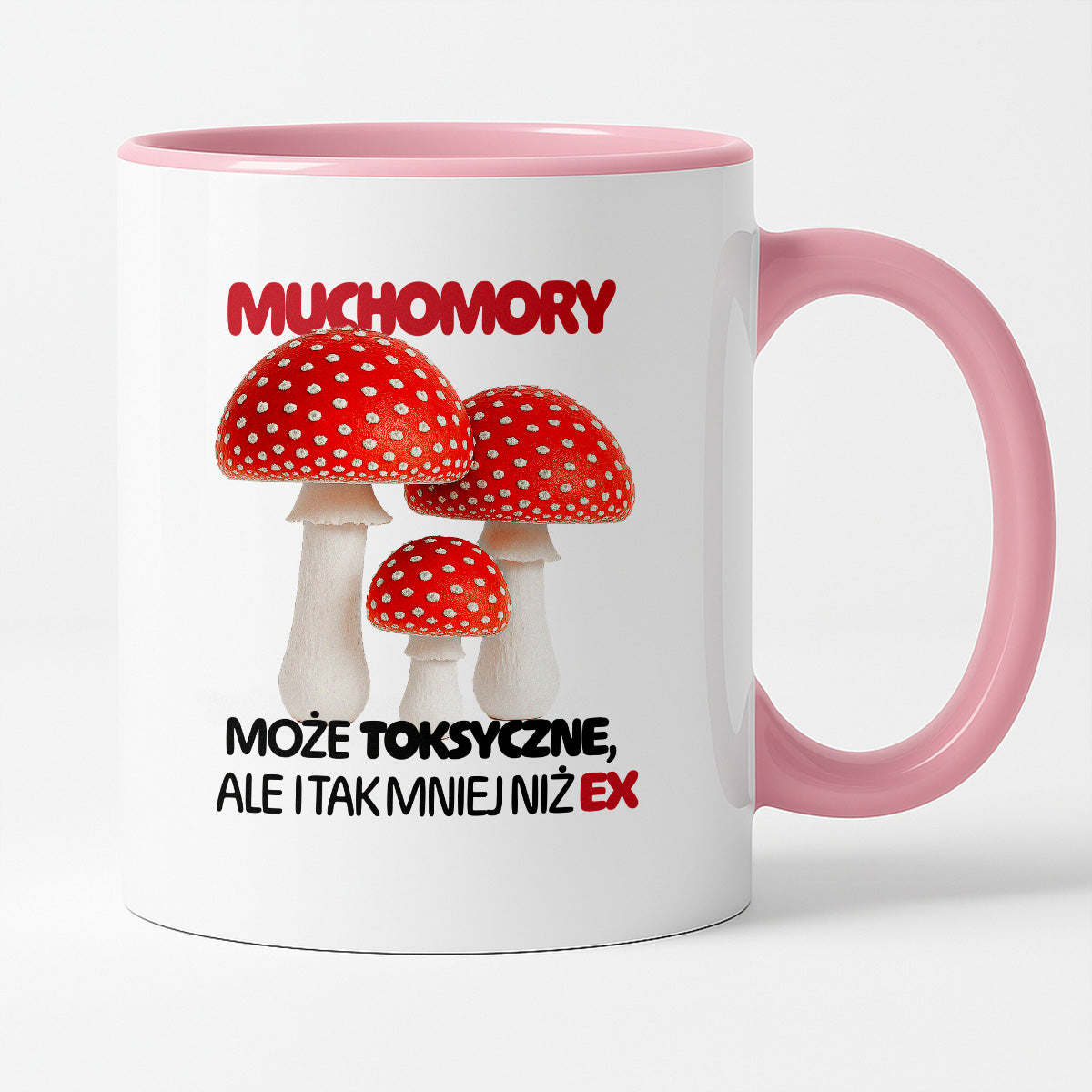 Kubek z nadrukiem "Muchomory"