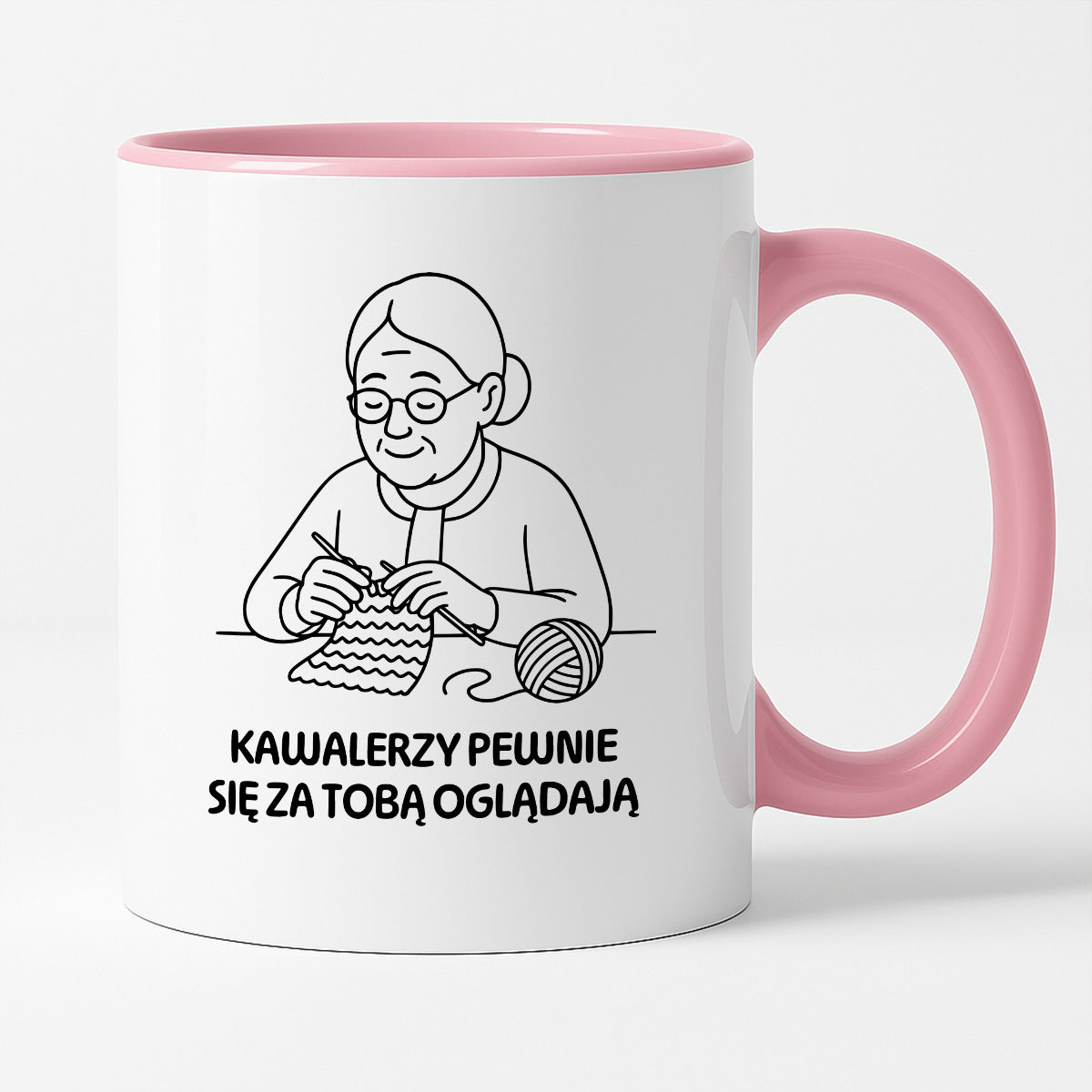 Kubek dla Babci / Dziadka - "Kawalerzy pewnie się za Tobą oglądają"