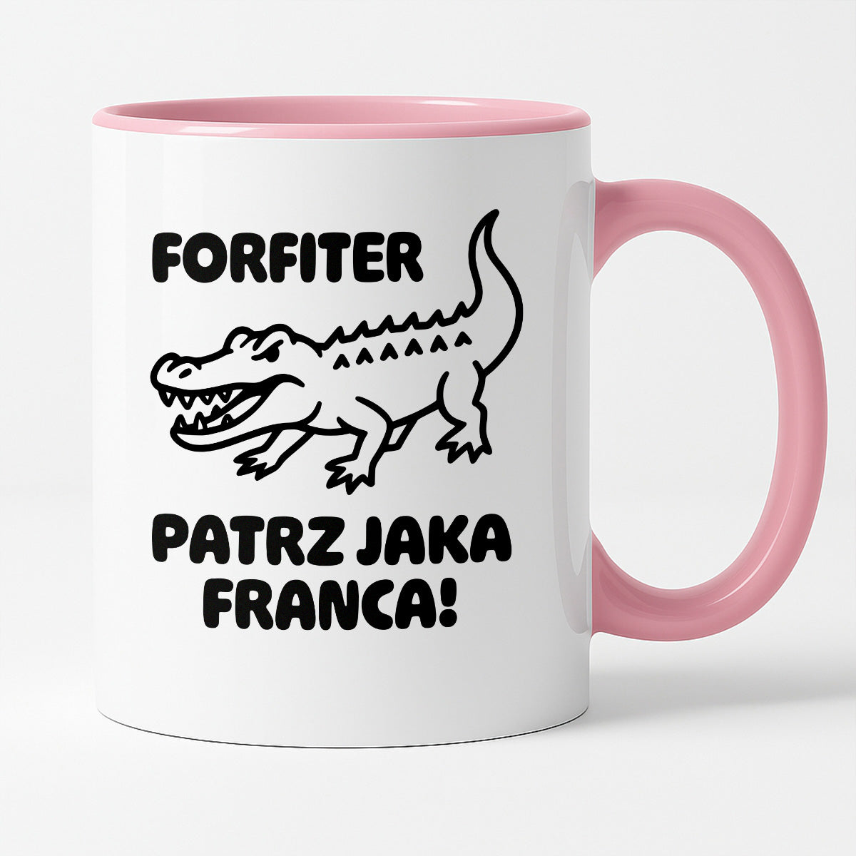 Kubek z nadrukiem - HITY POLSKIEGO INTERNETU - "Forfiter - patrz jaka franca"