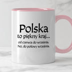 Kubek z nadrukiem "Polska to piękny kraj" v2