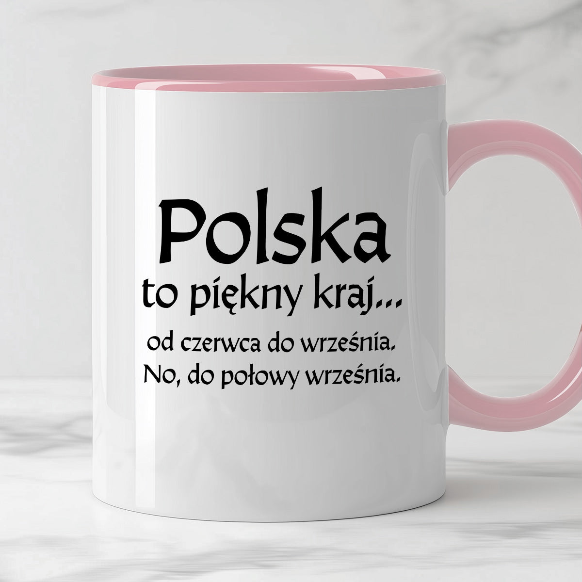 Kubek z nadrukiem "Polska to piękny kraj" v2