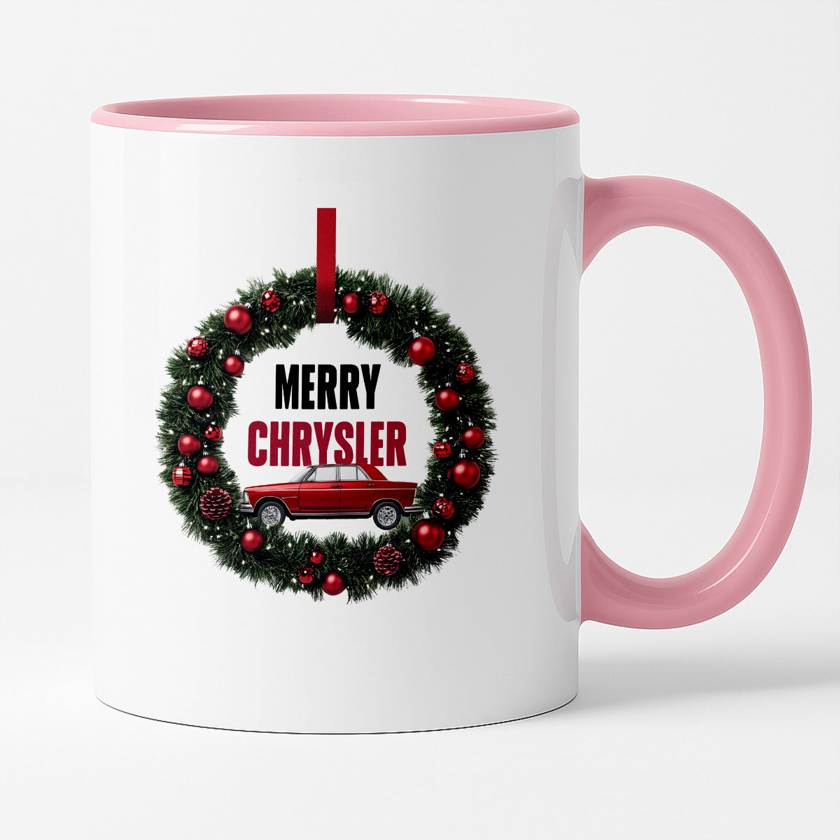 Kubek świąteczny mem "Merry Chrysler"