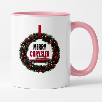 Kubek świąteczny mem "Merry Chrysler"