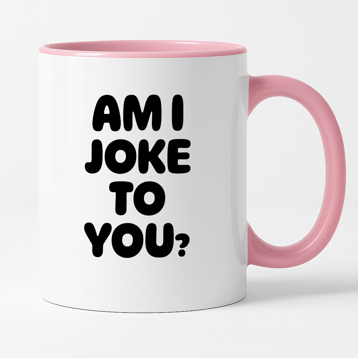 Kubek z nadrukiem - "AM I JOKE TO YOU?"