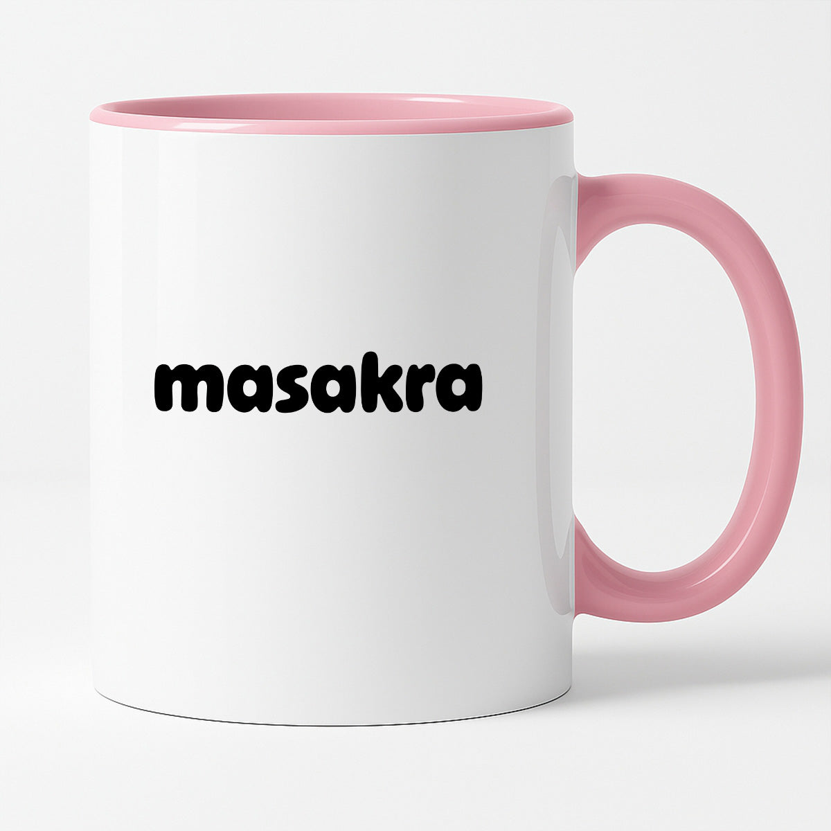 Kubek z nadrukiem "masakra"