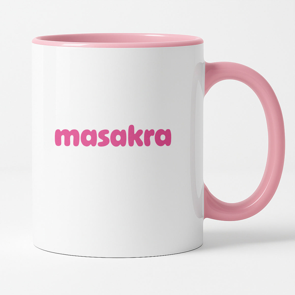 Kubek z nadrukiem "masakra"