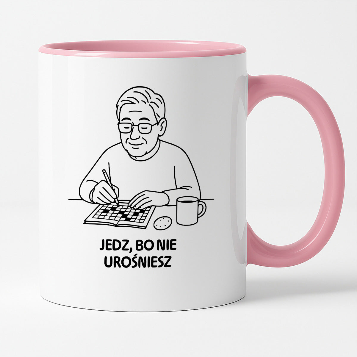 Kubek dla Babci / Dziadka - "Jedz, bo nie urośniesz"