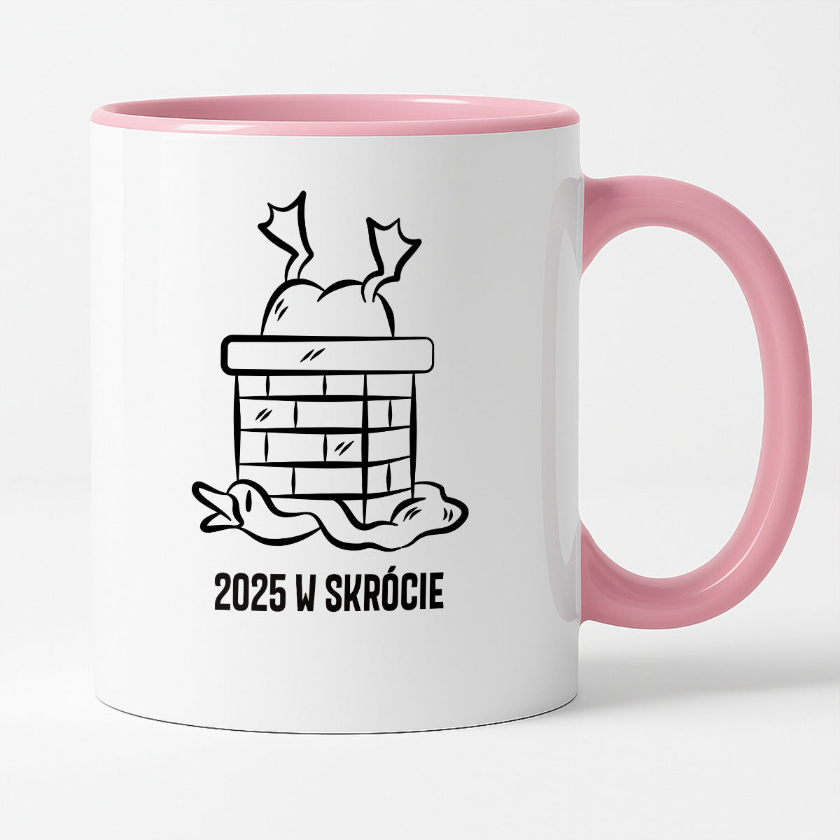 Kubek świąteczny z GĄSKĄ - "2025 W SKRÓCIE"