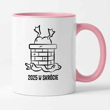 Kubek świąteczny z GĄSKĄ - "2025 W SKRÓCIE"