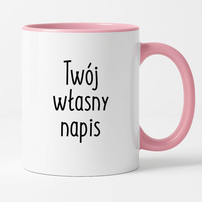 Kubek spersonalizowany z własnym napisem II