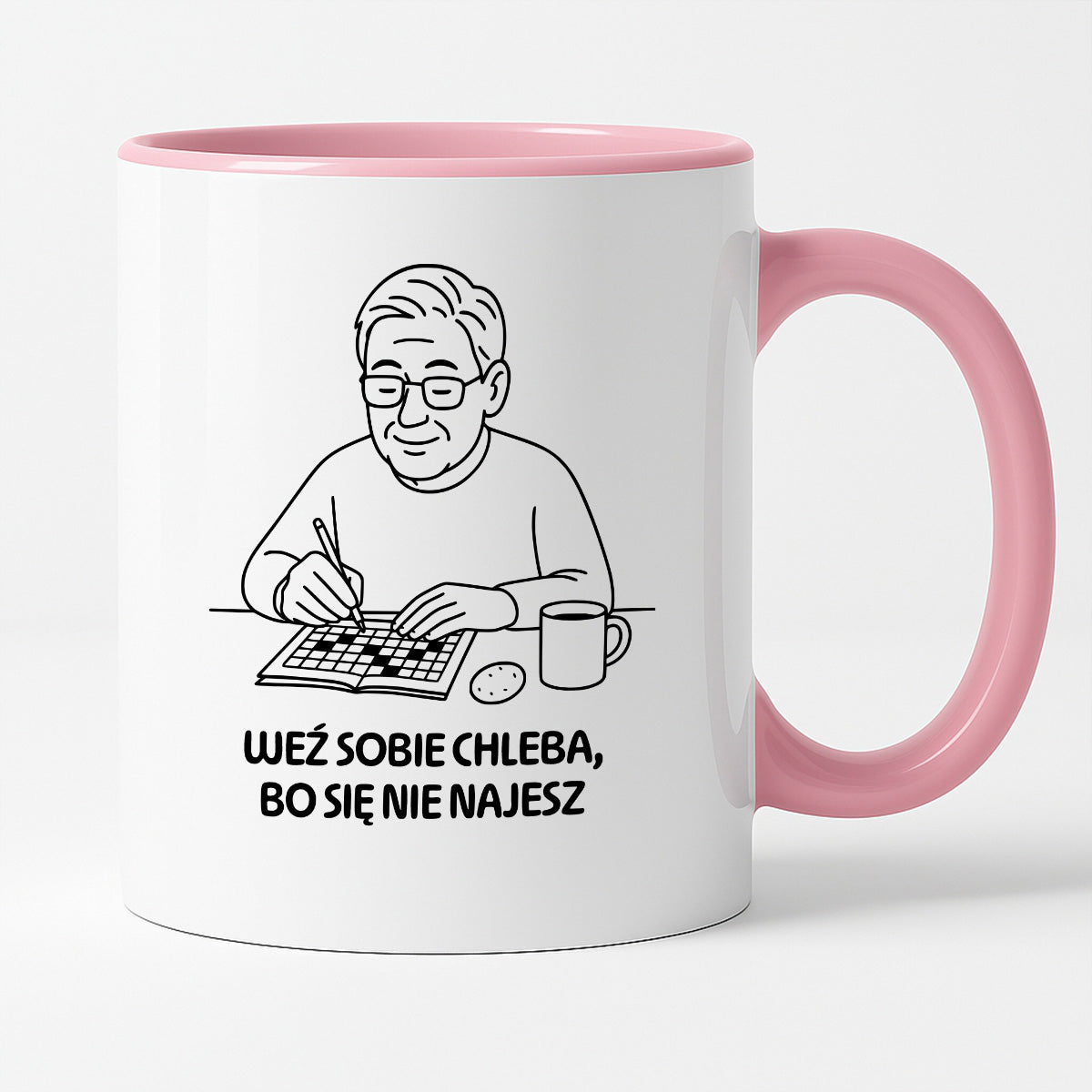 Kubek dla Babci / Dziadka - "Weź sobie chleba, bo się nie najesz"