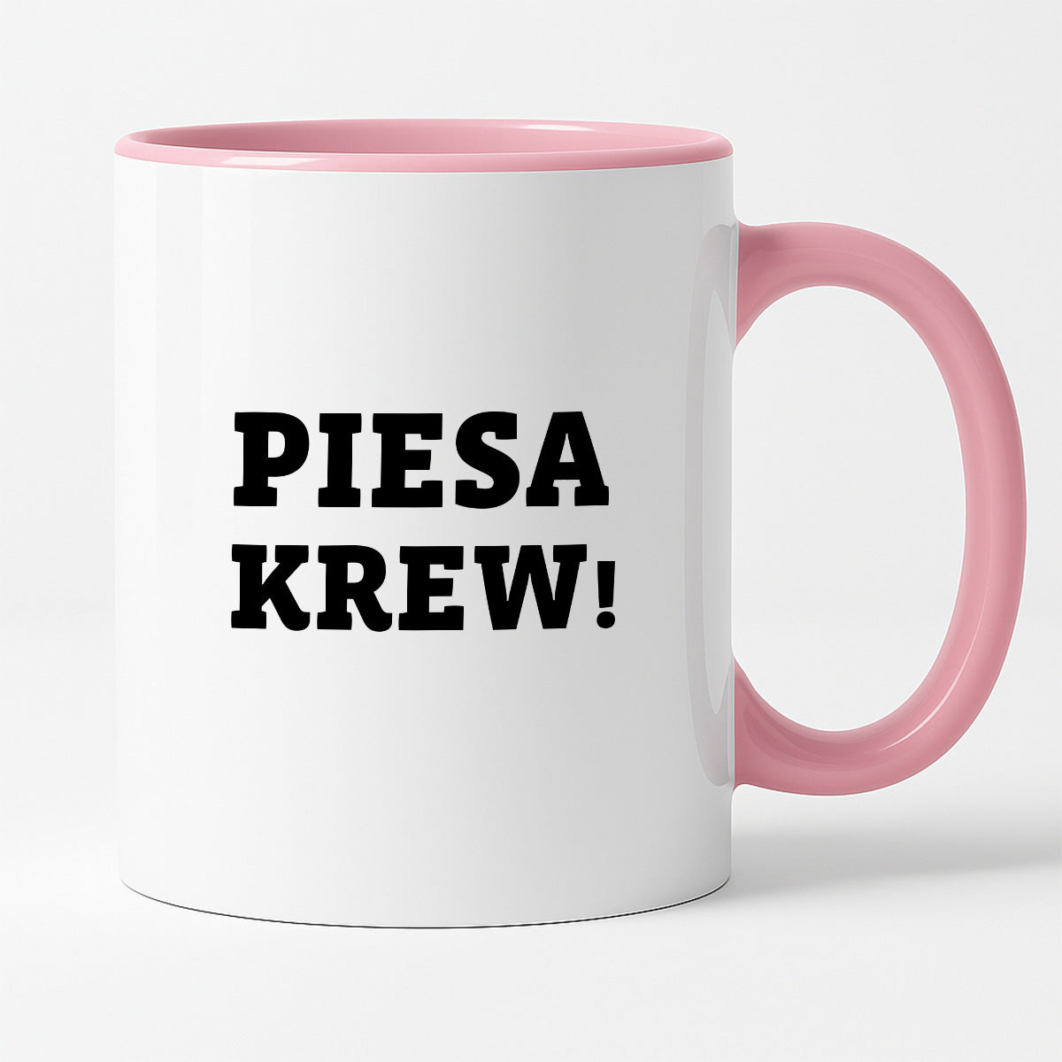 Kubek z nadrukiem - "Piesa krew!"