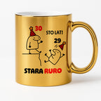 Kubek z nadrukiem "STO LAT! STARA RURO" [dowolny wiek]