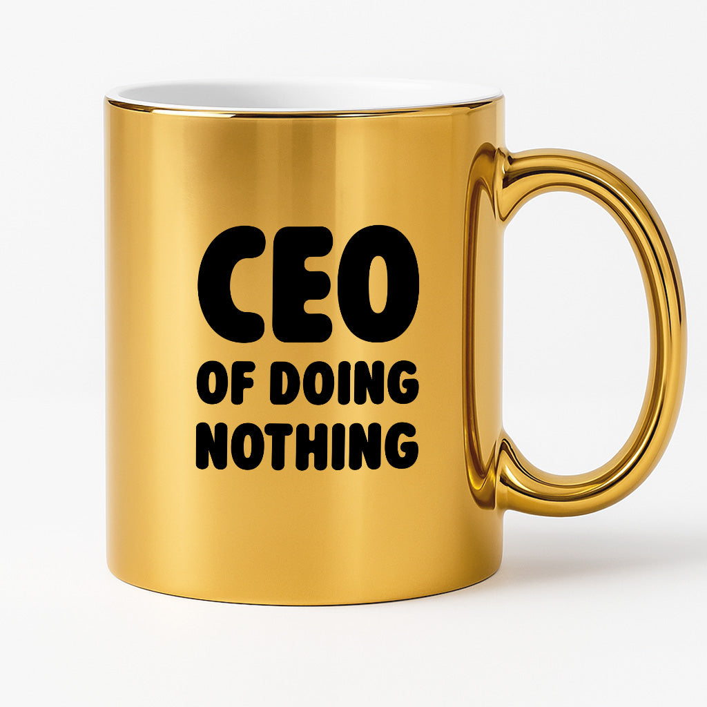 Kubek z nadrukiem - "CEO of doing nothing"