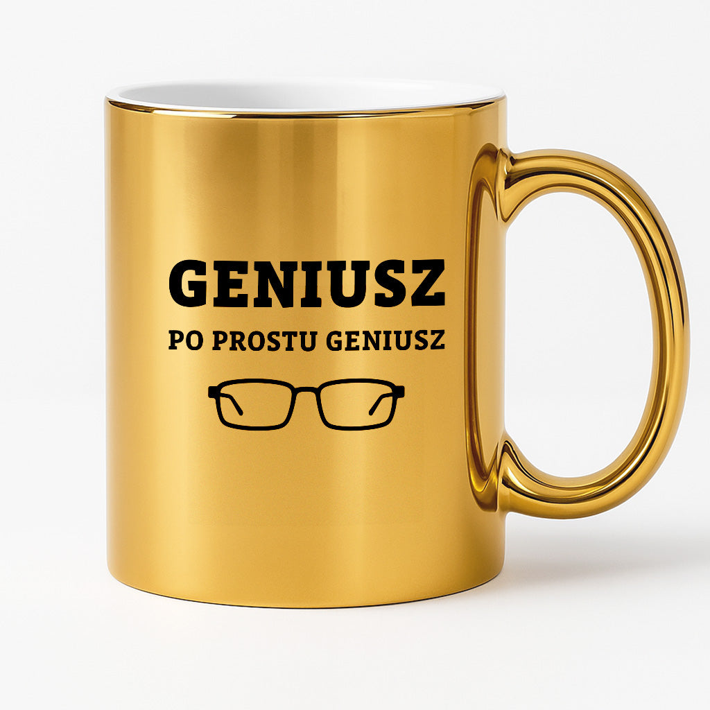 Kubek z nadrukiem - "GENIUSZ po prostu geniusz"