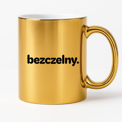 Kubek z nadrukiem - "bezczelny."