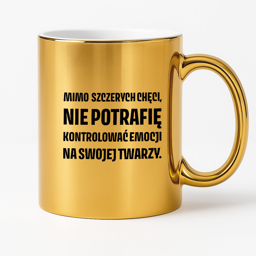 Kubek z nadrukiem - "Mimo szczerych chęci"