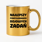 Kubek z nadrukiem - "Najlepszy pomysłodawca bojowych zadań"