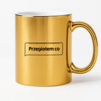Kubek z nadrukiem - MEM -  "Przegiołem co"