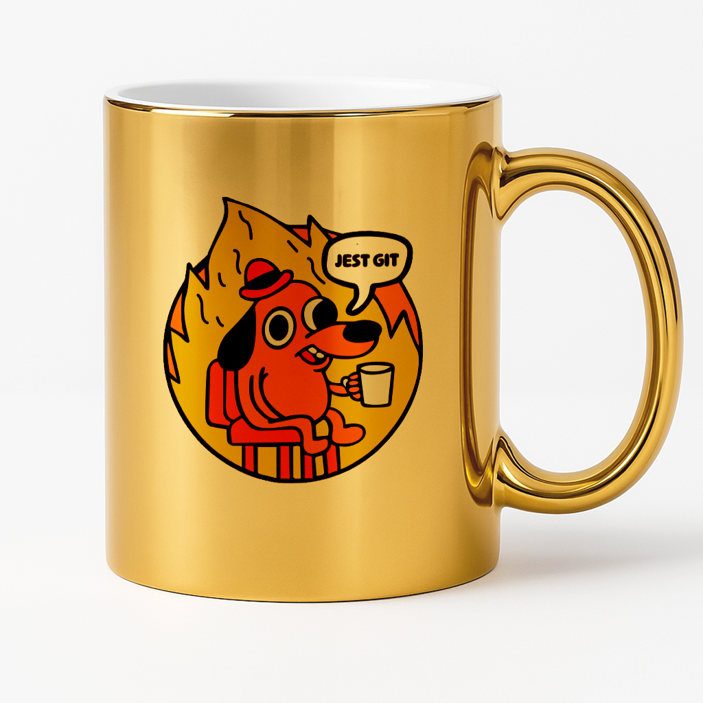 Kubek z nadrukiem - "Jest git"