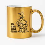 Kubek świąteczny z GĄSKĄ - "ROK W ROK, KURWA, TO SAMO"