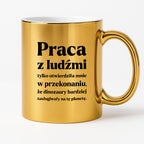 Kubek z nadrukiem - "PRACA Z LUDŹMI"