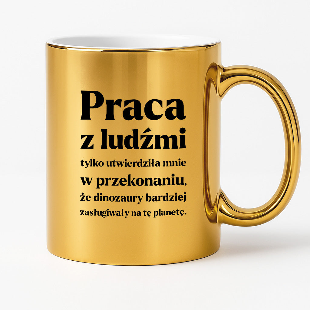 Kubek z nadrukiem - "PRACA Z LUDŹMI"
