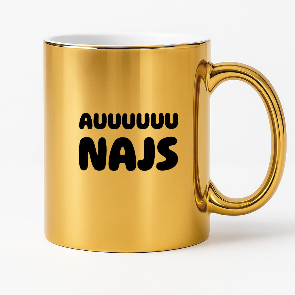 Kubek z nadrukiem - "Auuuuu NAJS"