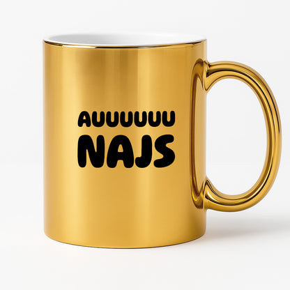 Kubek z nadrukiem - "Auuuuu NAJS"