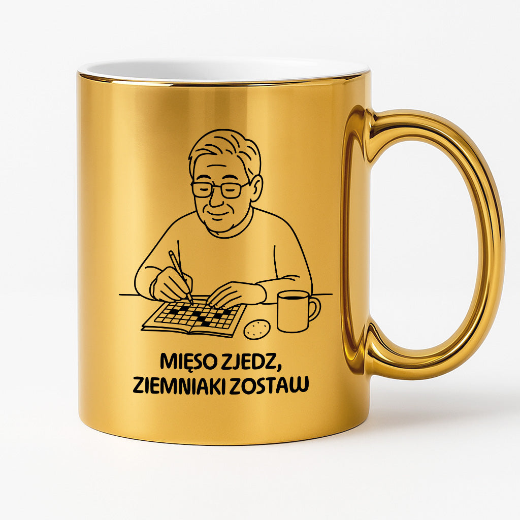 Kubek dla Babci / Dziadka - "Mięso zjedz, ziemniaki zostaw"