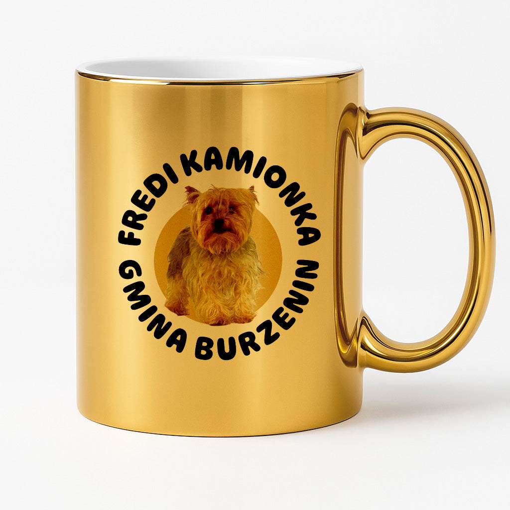 Kubek z nadrukiem - "Fredi Kamionka Gmina Burzenin"