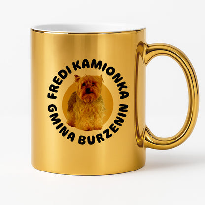 Kubek z nadrukiem - "Fredi Kamionka Gmina Burzenin"