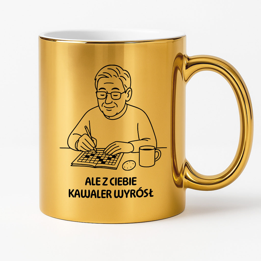 Kubek dla Babci / Dziadka - "Ale z Ciebie kawaler wyrósł"