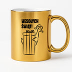Kubek świąteczny z GĄSKĄ - "WESOŁYCH ŚWIĄT"