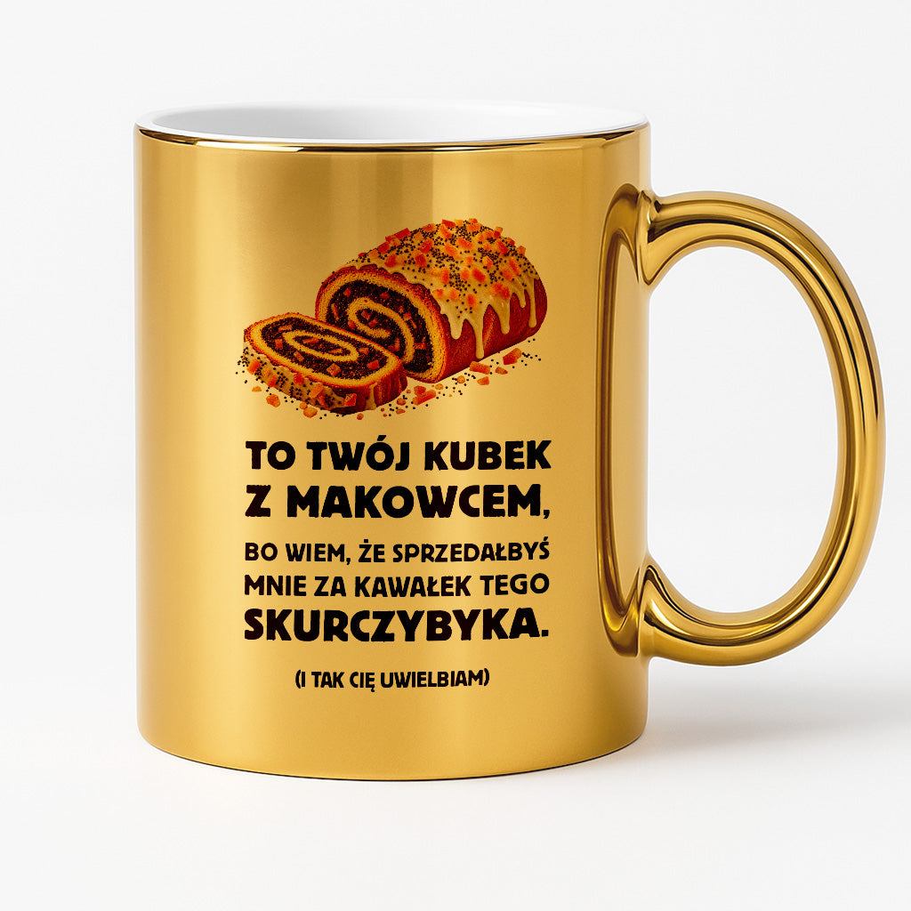 Kubek z nadrukiem "Kubek z makowcem"