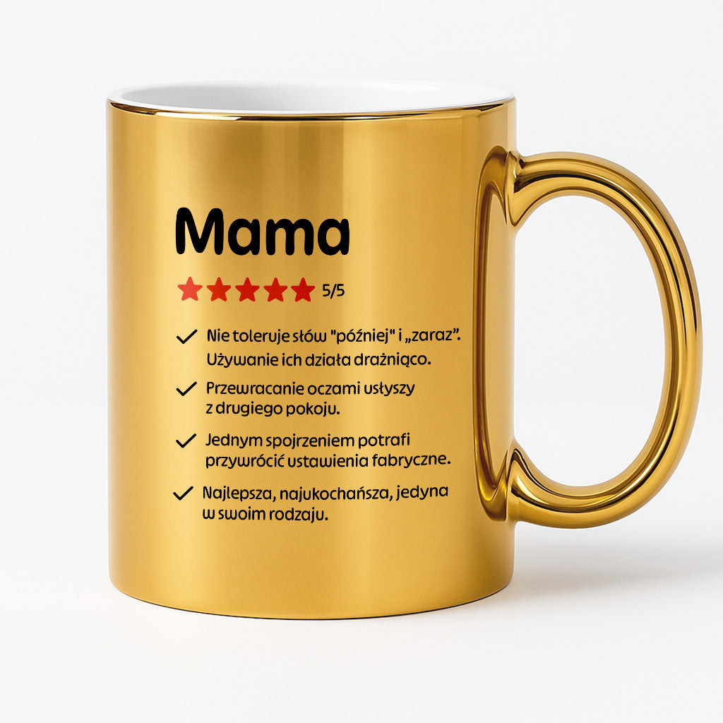 Kubek z nadrukiem - "Mama 5/5"