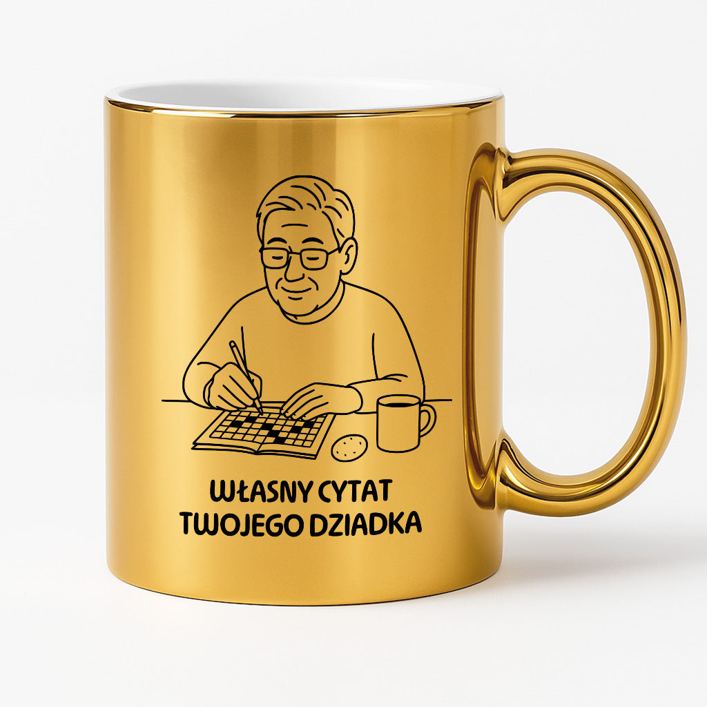 Kubek dla Babci / Dziadka - "Własny cytat"