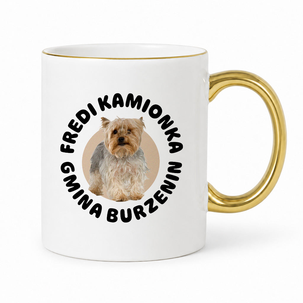 Kubek z nadrukiem - "Fredi Kamionka Gmina Burzenin"