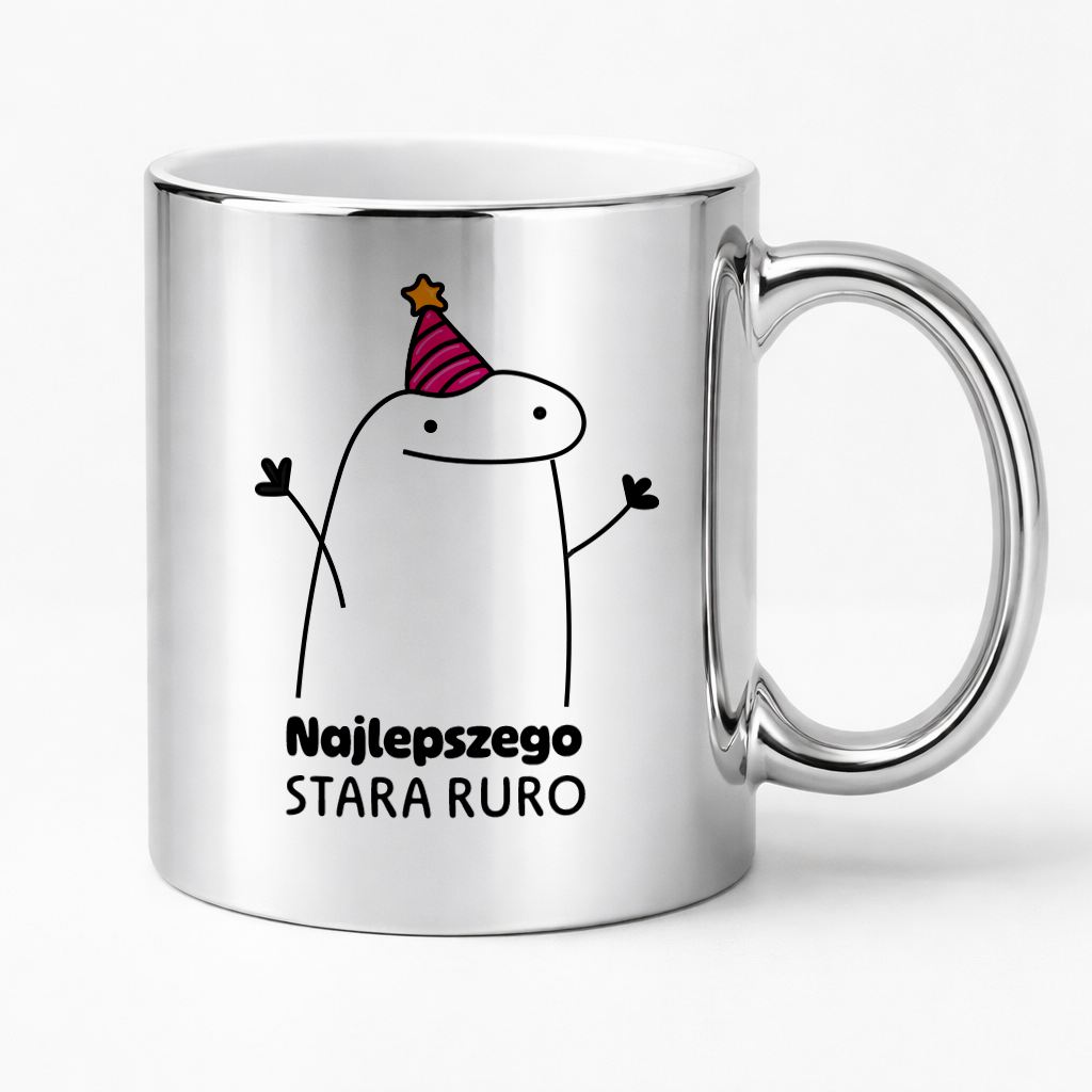 Kubek z nadrukiem - "Najlepszego stara ruro"