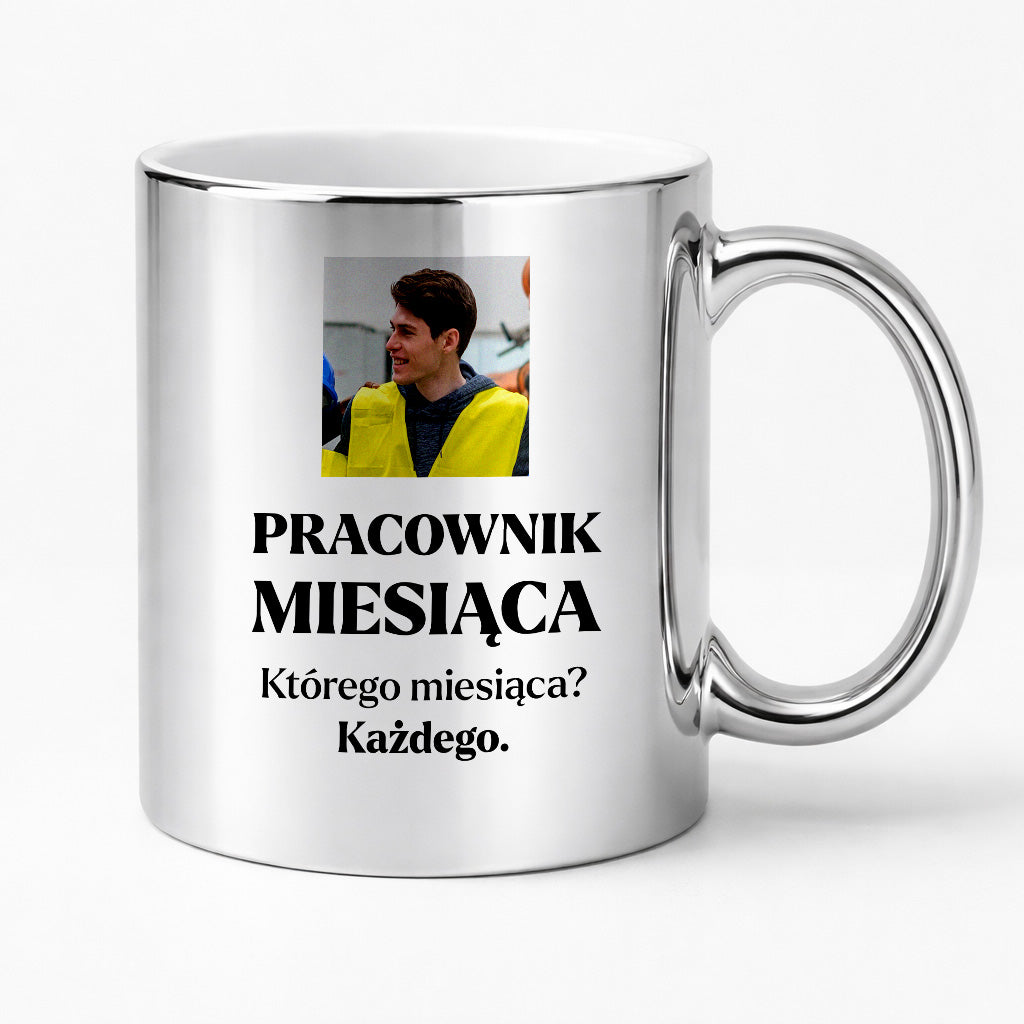 Kubek z nadrukiem - "Pracownik miesiąca ze zdjęciem"