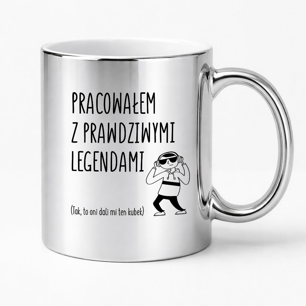 Kubek z nadrukiem na ODEJŚCIE Z PRACY - "Pracowałem z prawdziwymi legendami"