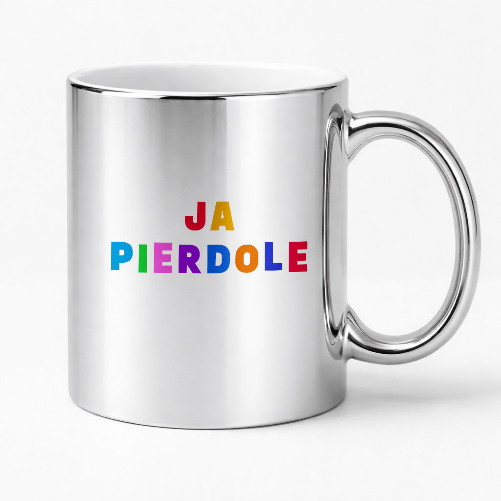 Kubek z kolorowym nadrukiem "ja pierdole"