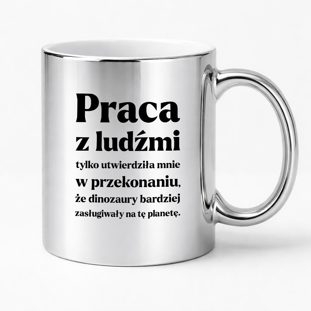 Kubek z nadrukiem - "PRACA Z LUDŹMI"