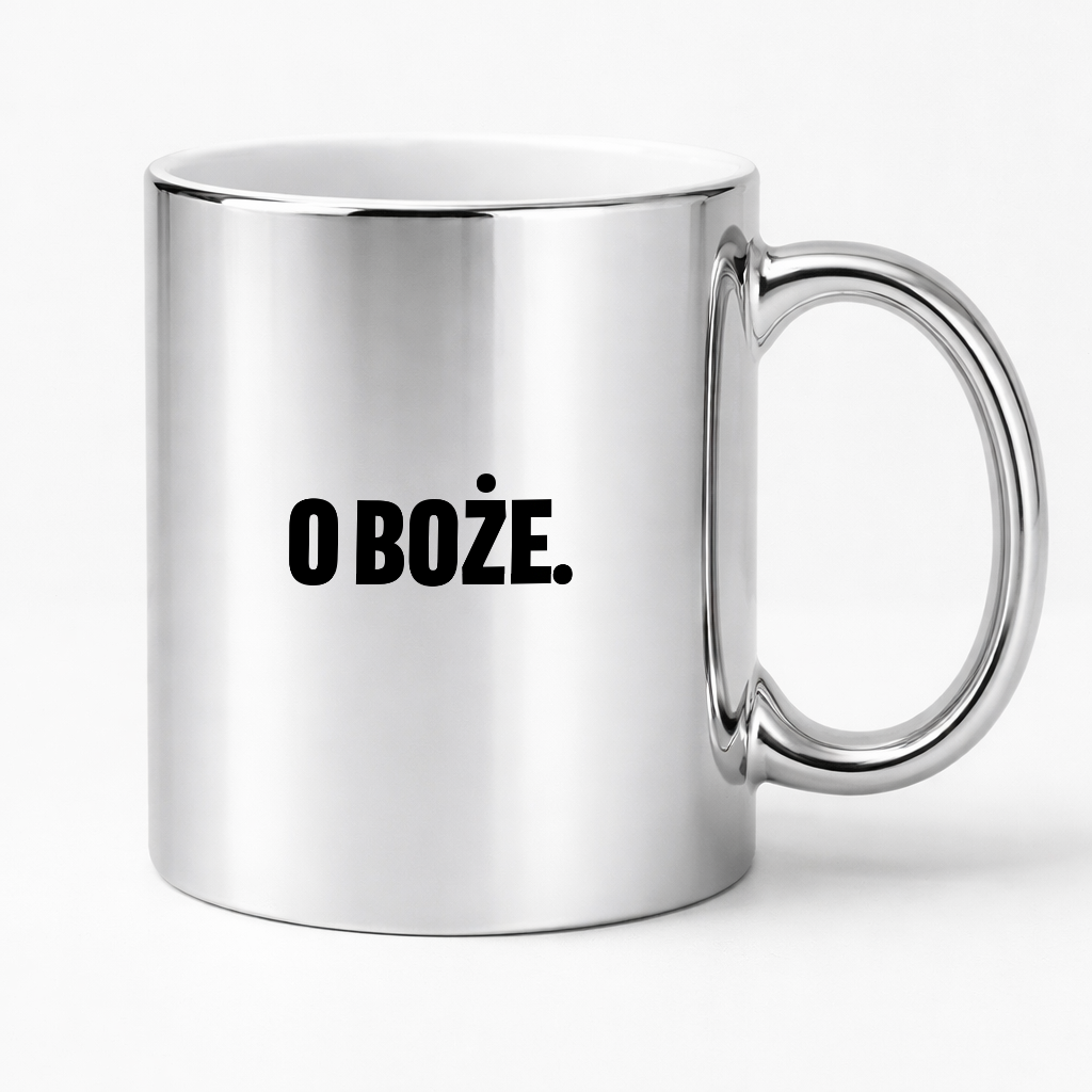 Kubek z nadrukiem - "O Boże."